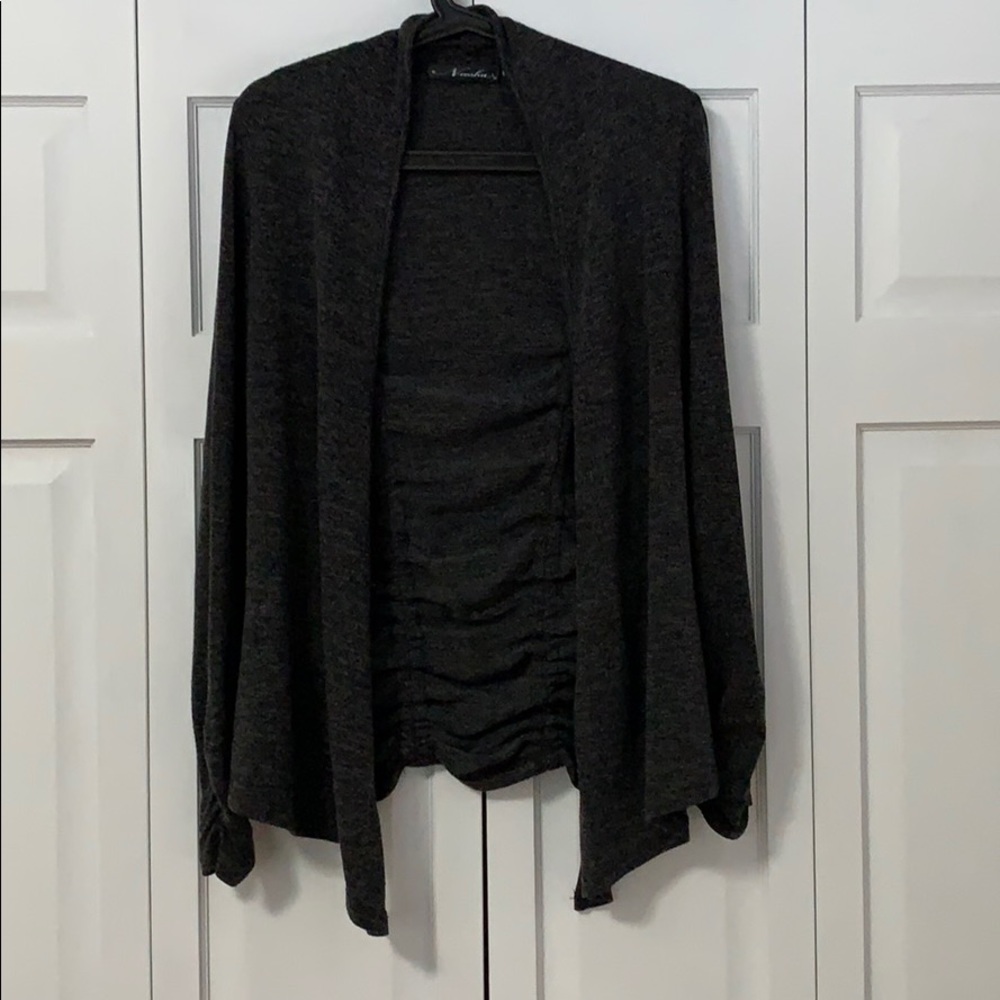 Women’s Neesha Medium Dark gray cardigan